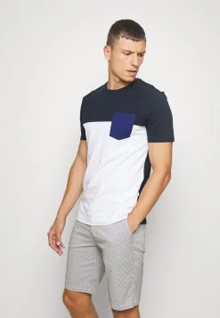 Pier One Hombre Camiseta Estampada - Dark Blue