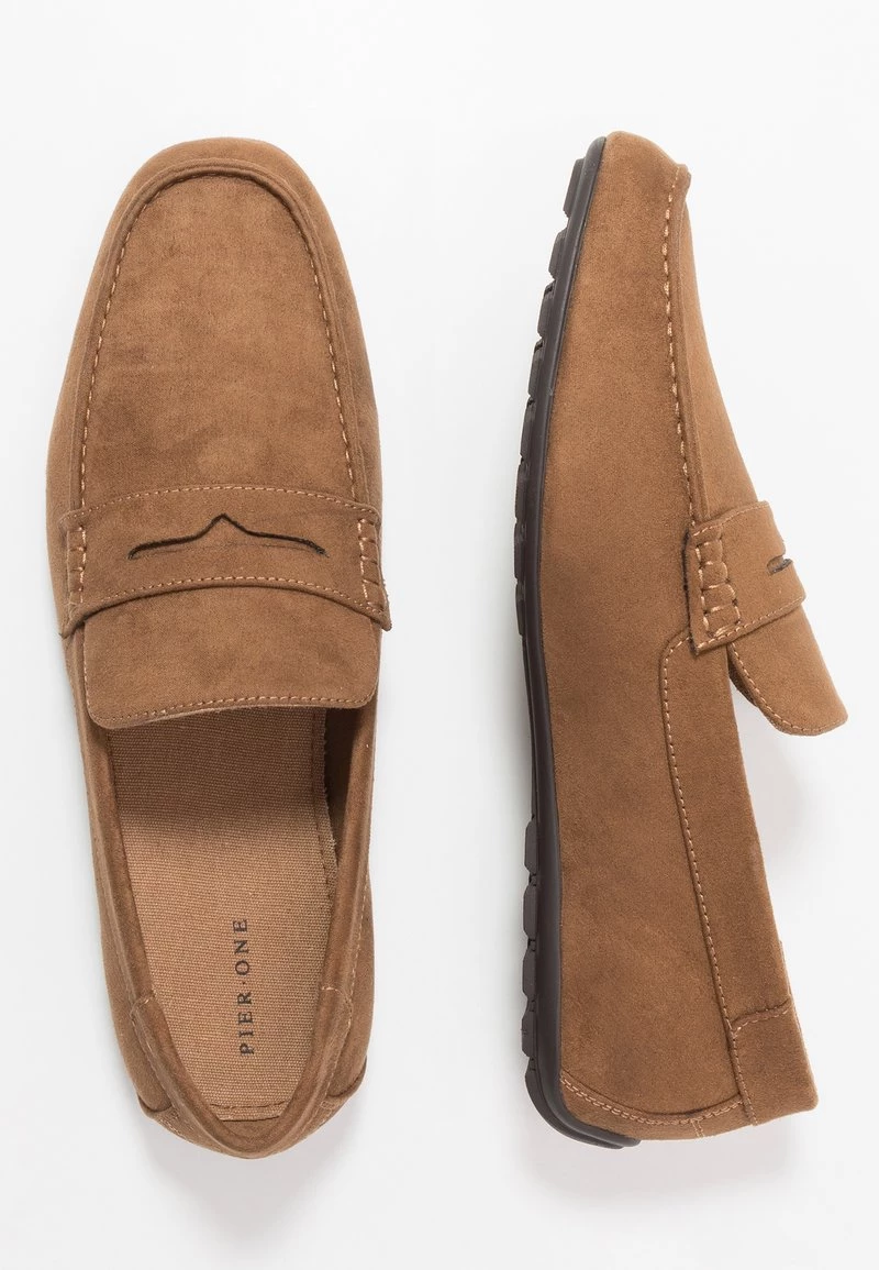 Pier One Hombre Mocasines - Cognac - Imagen 2