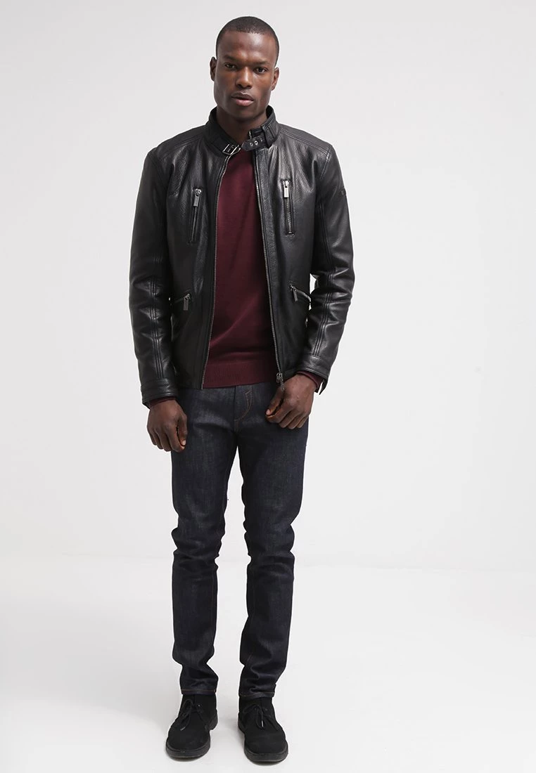 Pier One Hombre Jersey De Punto - Bordeaux - Imagen 2