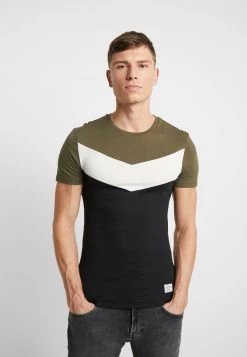 Pier One Hombre Camiseta Básica - Green/black