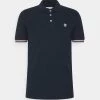 Pier One Hombre Polo - Dark Blue/bordeaux