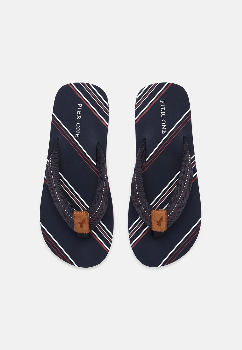 Pier One Hombre Sandalias De Dedo - Dark Blue - Imagen 4