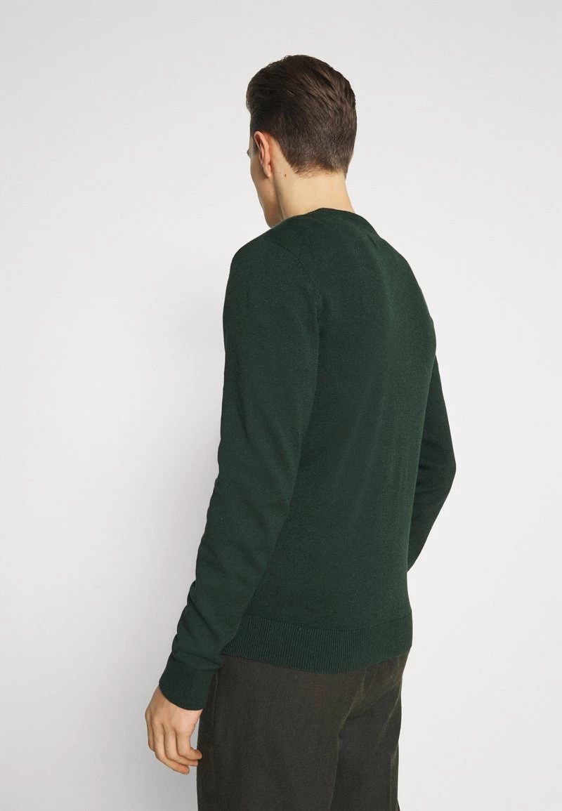 Pier One Hombre Jersey De Punto - Mottled Dark Green - Imagen 3