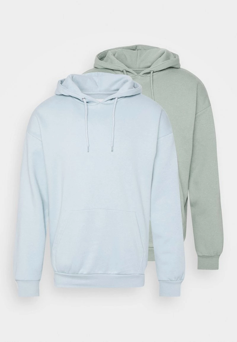 Pier One Hombre 2 Pack - Jersey Con Capucha - Green-blue