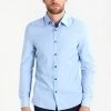 Pier One Camisa - Light Blue/blue, Hombre