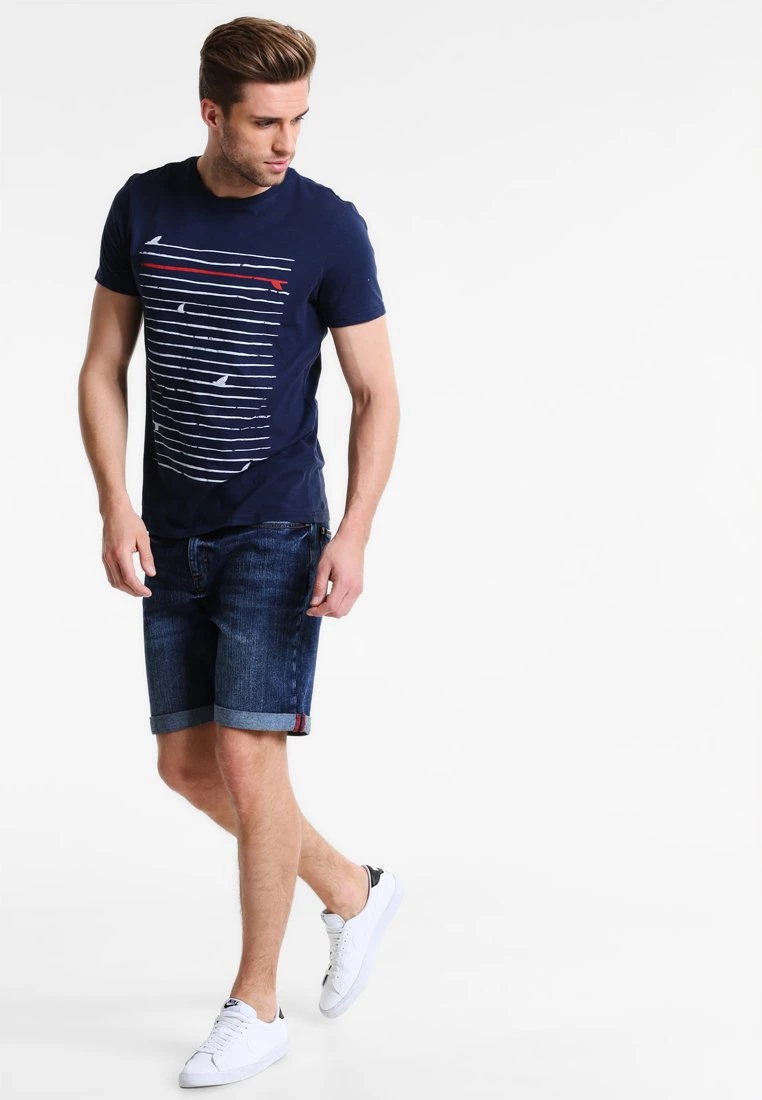 Pier One Camiseta Estampada - Navy, Hombre - Imagen 2