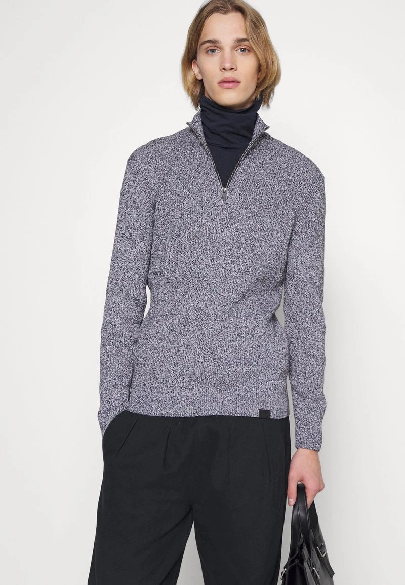 Pier One Hombre Jersey De Punto - Mottled Grey - Imagen 4