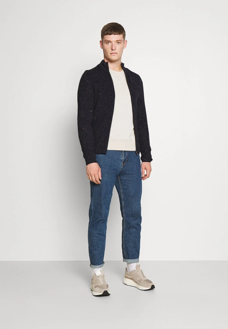 Pier One Hombre Chaqueta De Punto - Dark Blue - Imagen 2