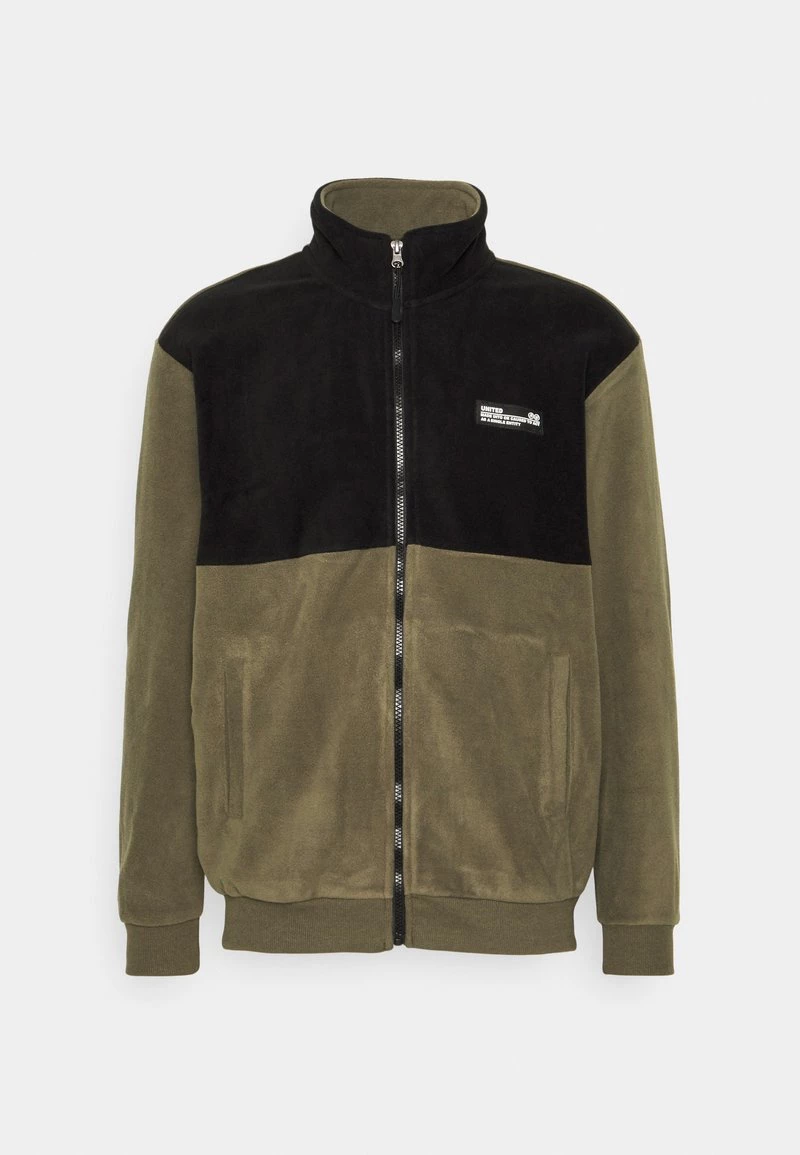 Pier One Hombre Forro Polar - Black/olive - Imagen 5