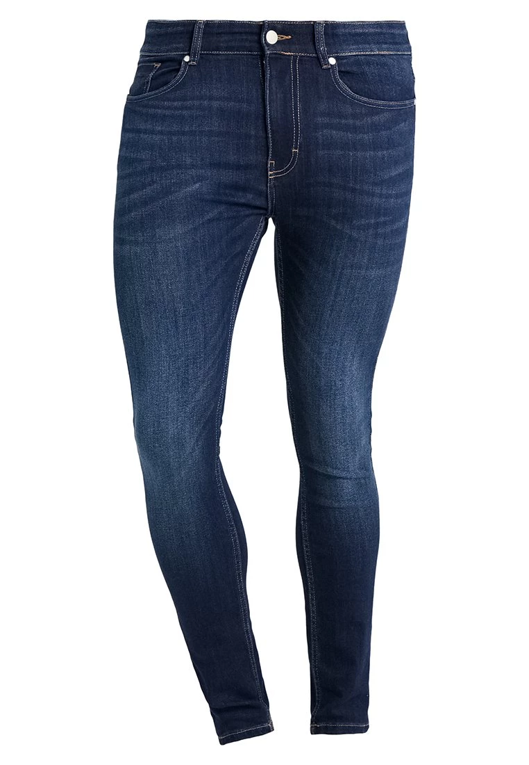 Pier One Hombre Vaqueros Pitillo - Dark-blue Denim - Imagen 4