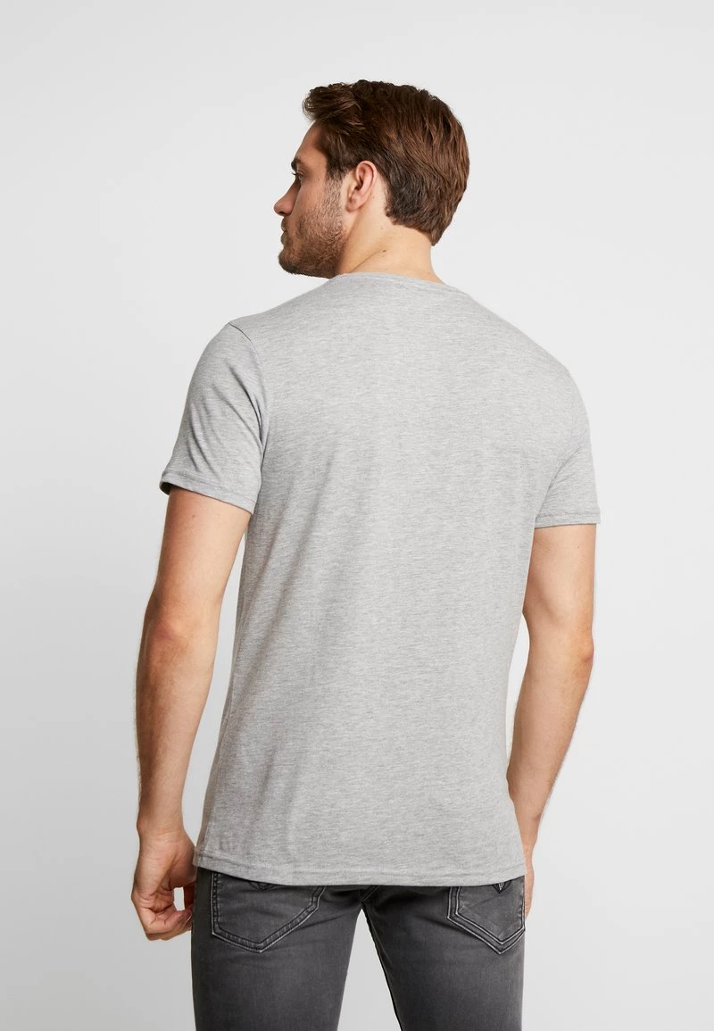 Pier One Hombre Camiseta Estampada - Mottled Grey - Imagen 3