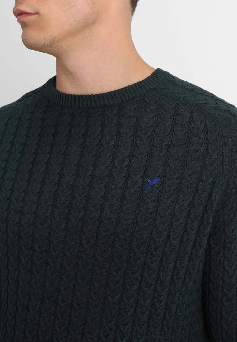 Pier One Hombre Jersey De Punto - Mottled Dark Green - Imagen 5
