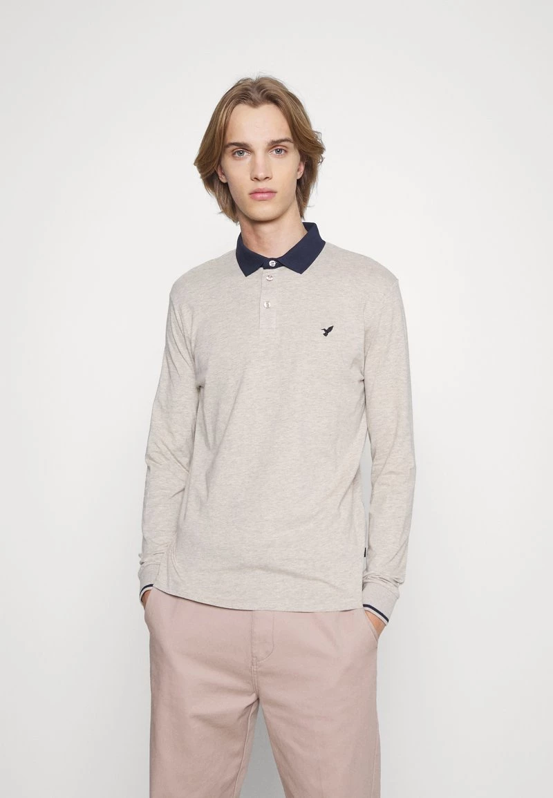 Pier One Hombre 2 PACK - Polo - Dark Blue/mottled Beige - Imagen 4