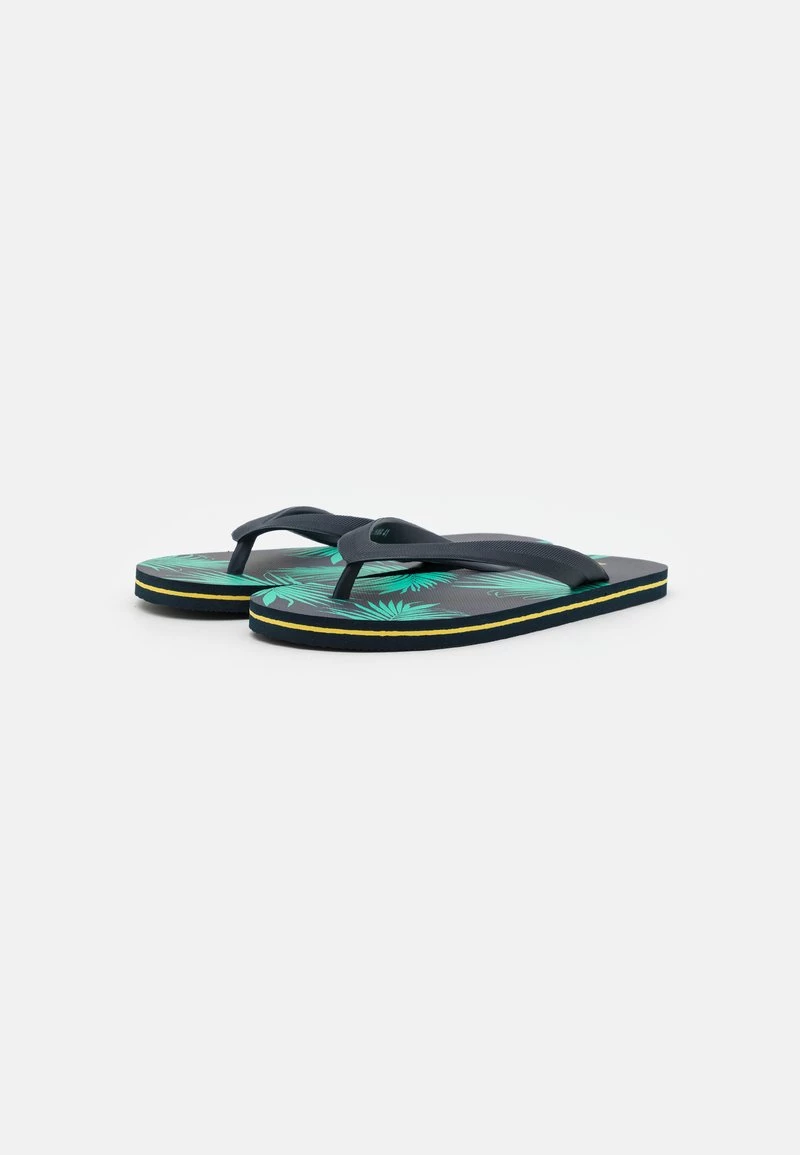 Pier One 2 PACK - Chanclas De Dedo - Dark Blue/green, Hombre - Imagen 2