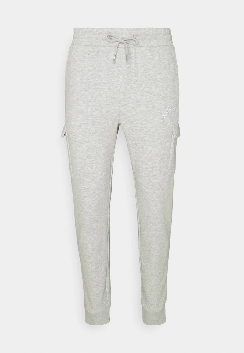 Pier One Hombre Pantalones Deportivos - Mottled Light Grey - Imagen 5