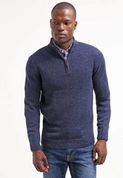 Pier One Jersey De Punto - Blue Melange, Hombre