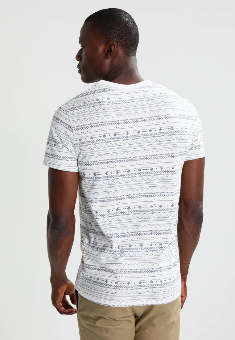 Pier One Hombre Camiseta Estampada - White - Imagen 3