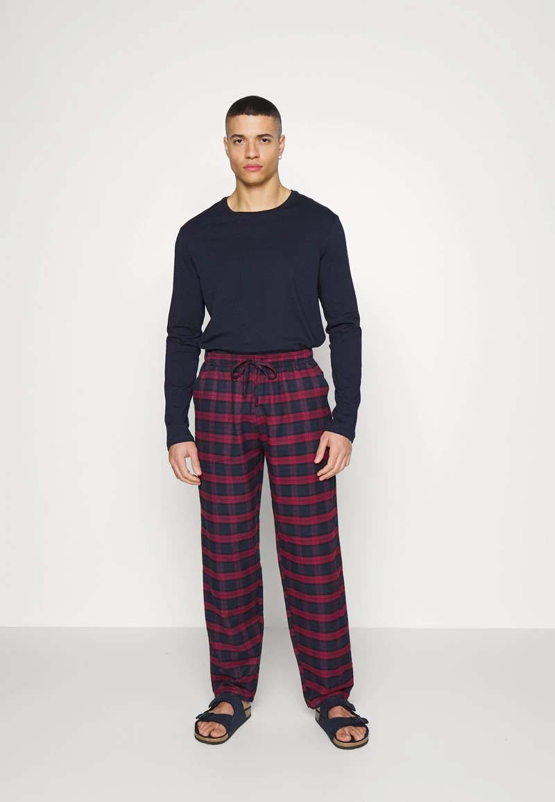 Pier One Hombre Pijama - Dark Blue/bordeaux - Imagen 2