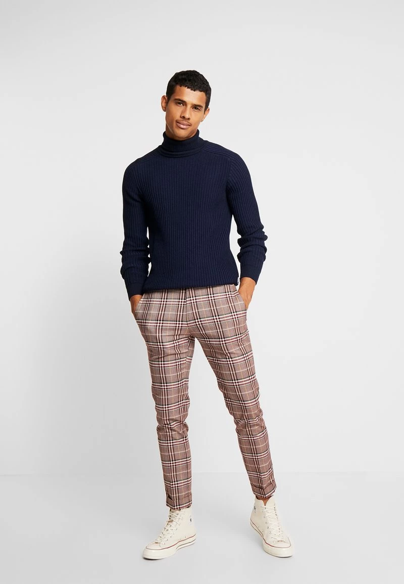 Pier One Hombre Jersey De Punto - Mottled Dark Blue - Imagen 2