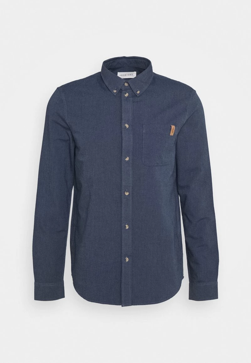 Pier One Hombre Camisa - Dark Blue