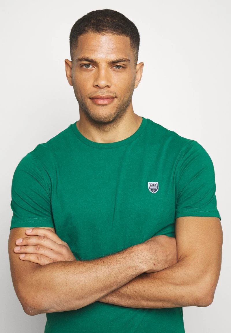 Pier One Hombre Camiseta Básica - Dark Green