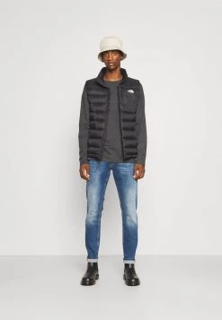 Pier One 2 PACK - Camiseta De Manga Larga - Dark Grey/black, Hombre