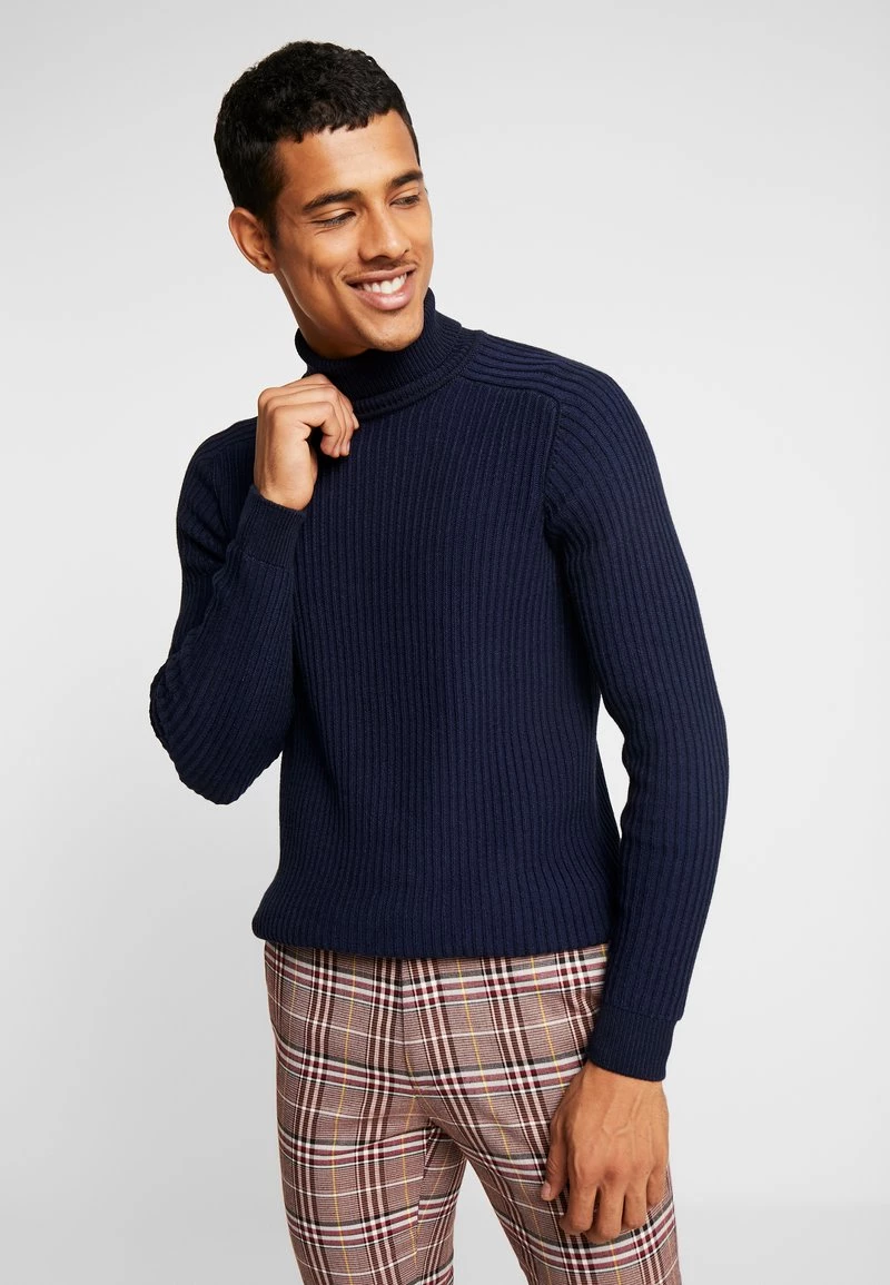 Pier One Hombre Jersey De Punto - Mottled Dark Blue