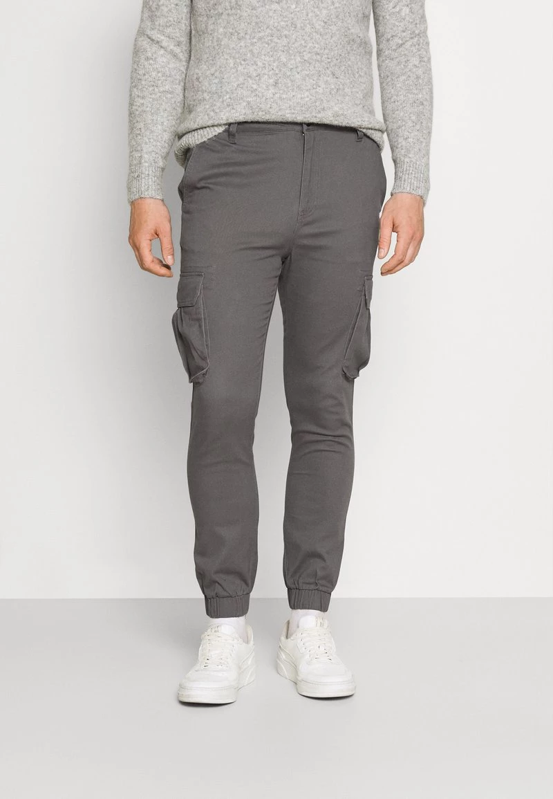 Pier One Hombre Pantalones Cargo - Dark Grey