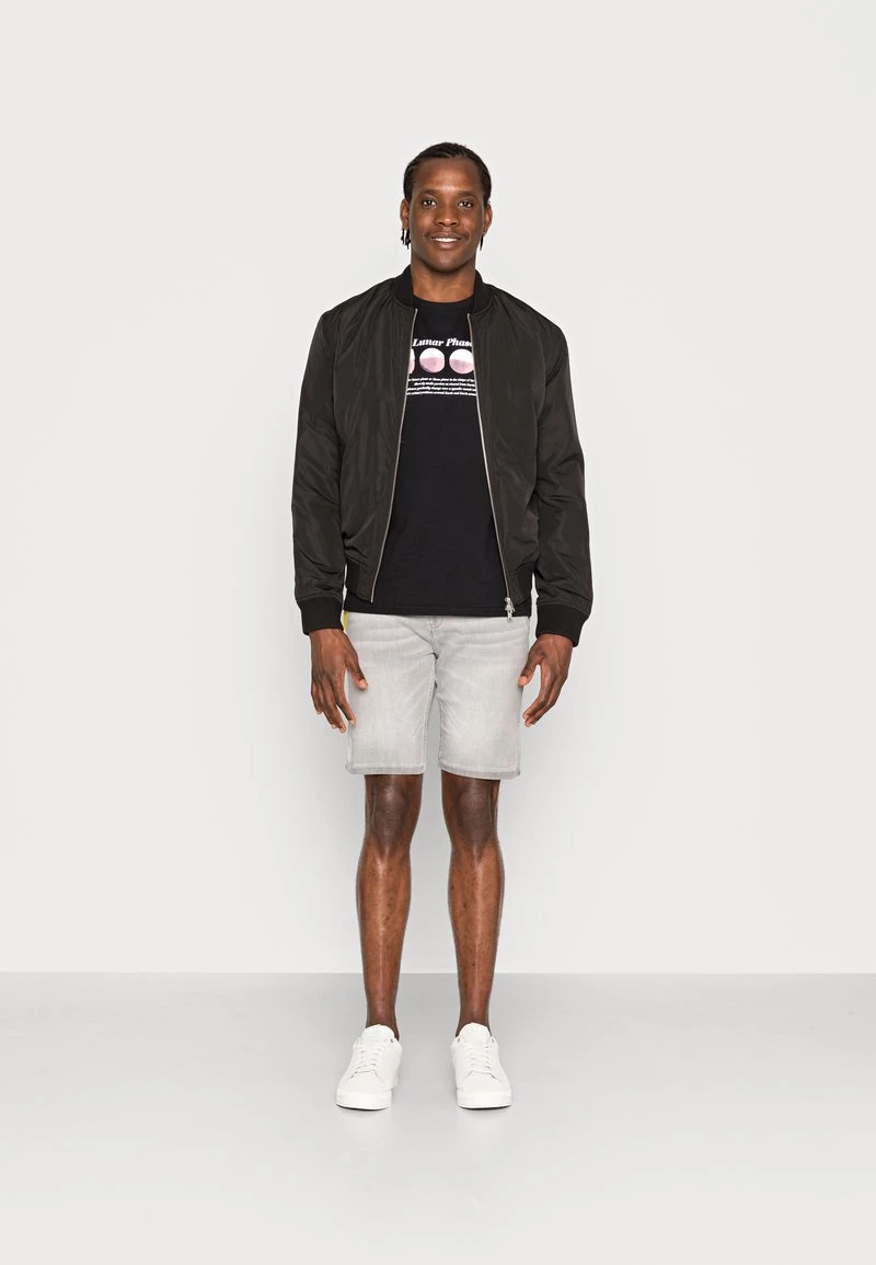 Pier One Hombre Camiseta Estampada - Black - Imagen 2