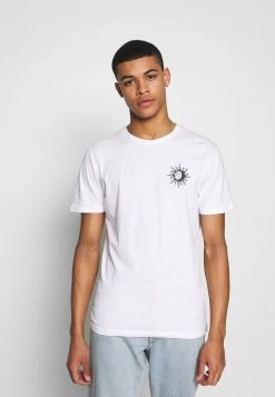Pier One Hombre SUN MOON TEE - Camiseta Estampada - White