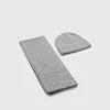 Pier One Unisexo SET UNISEX - Bufanda - Grey