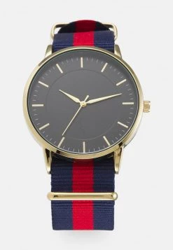 Pier One Unisexo UNISEX - Reloj - Gold/blue/red