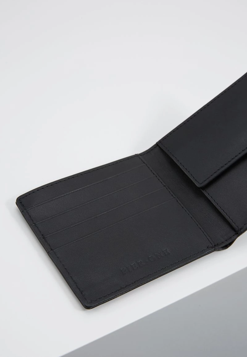 Pier One Hombre LEATHER - Monedero - Black - Imagen 3