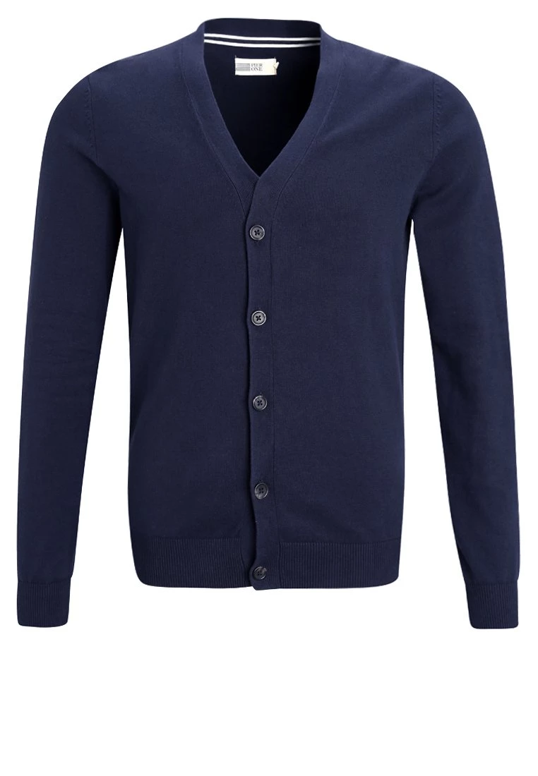 Pier One Chaqueta De Punto - Dark Blue, Hombre - Imagen 5