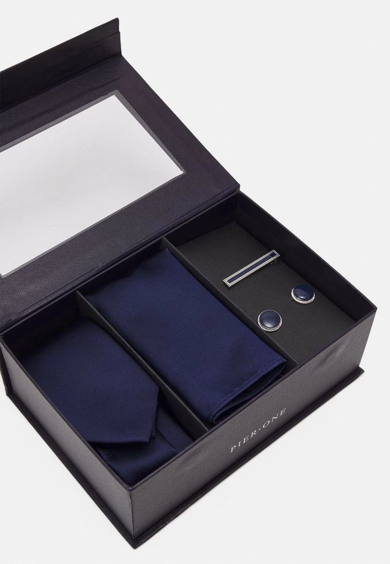 Pier One Hombre SET - Pañuelo De Bolsillo - Dark Blue - Imagen 5