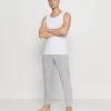 Pier One Hombre 2 PACK - Pantalón De Pijama - Mottled Dark Grey/mottled Grey