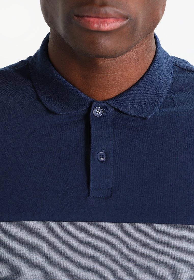 Pier One Hombre Polo - Dark Blue/mottled Grey - Imagen 4
