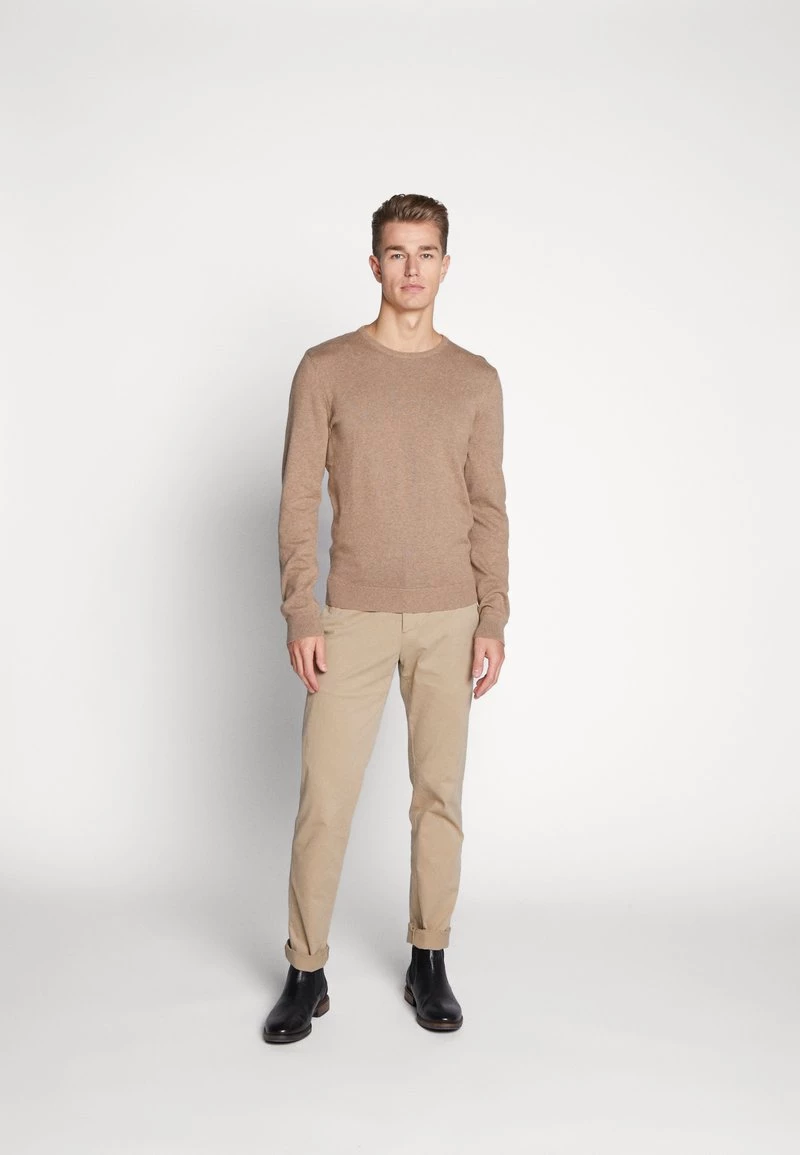 Pier One Hombre Jersey De Punto - Mottled Beige - Imagen 4