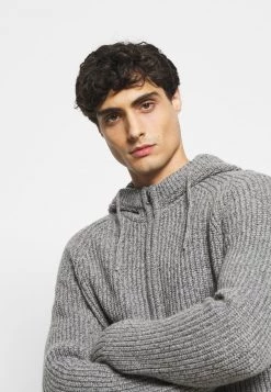 Pier One Hombre Chaqueta De Punto - Mottled Light Grey