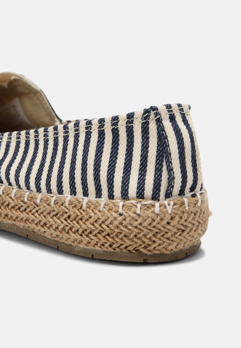 Pier One UNISEX - Alpargatas - Dark Blue/white, Hombre - Imagen 5