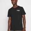 Pier One Hombre Camiseta Estampada - Black