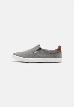 Pier One Unisexo UNISEX - Mocasines - Dark Grey