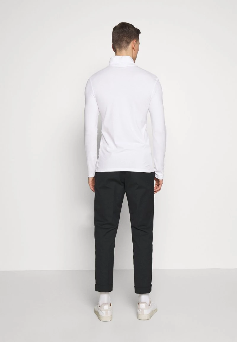 Pier One Hombre 2 PACK - Camiseta De Manga Larga - White/black - Imagen 4