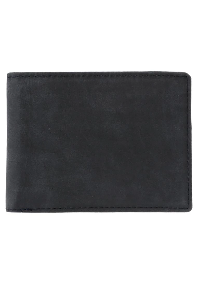 Pier One Hombre LEATHER - Monedero - Black - Imagen 2