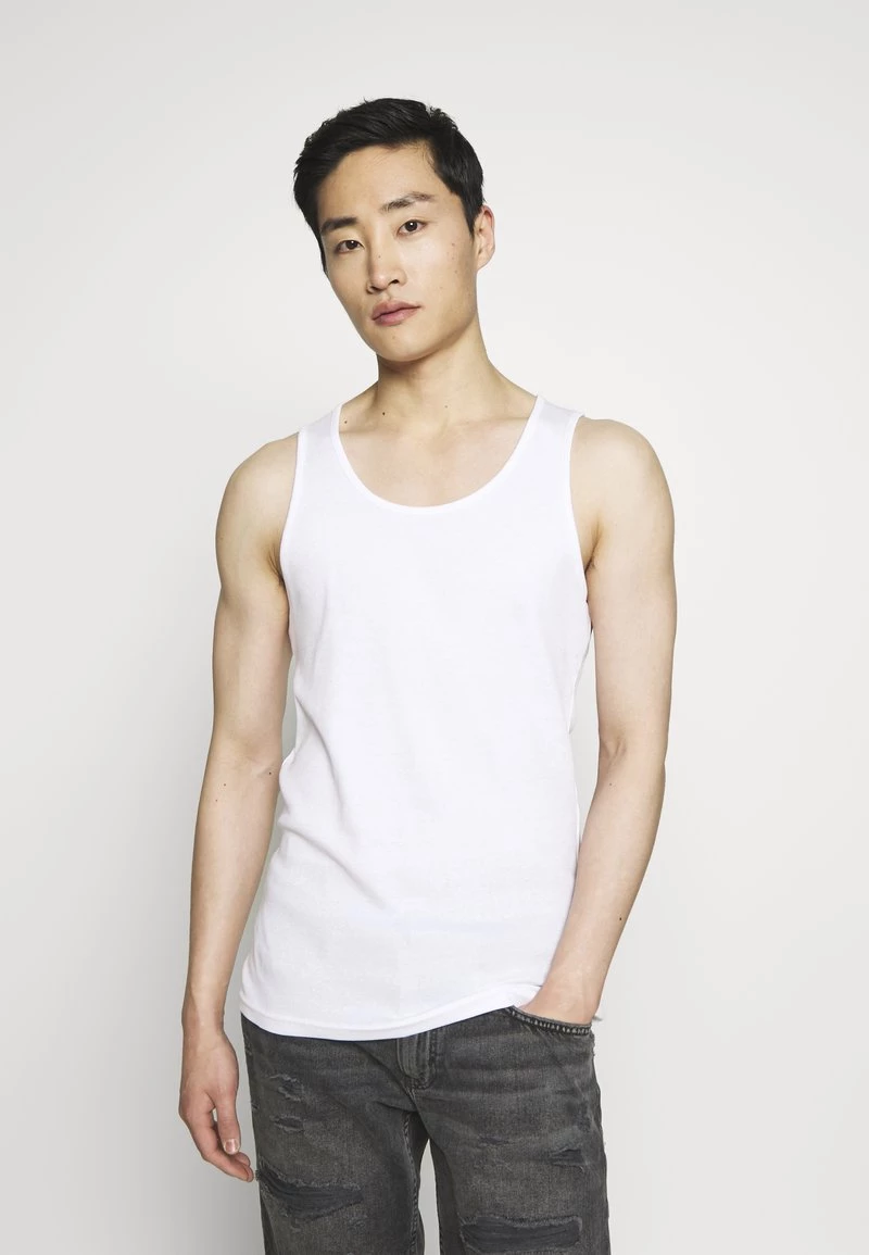 Pier One Hombre 3 PACK - Top - White/black - Imagen 6