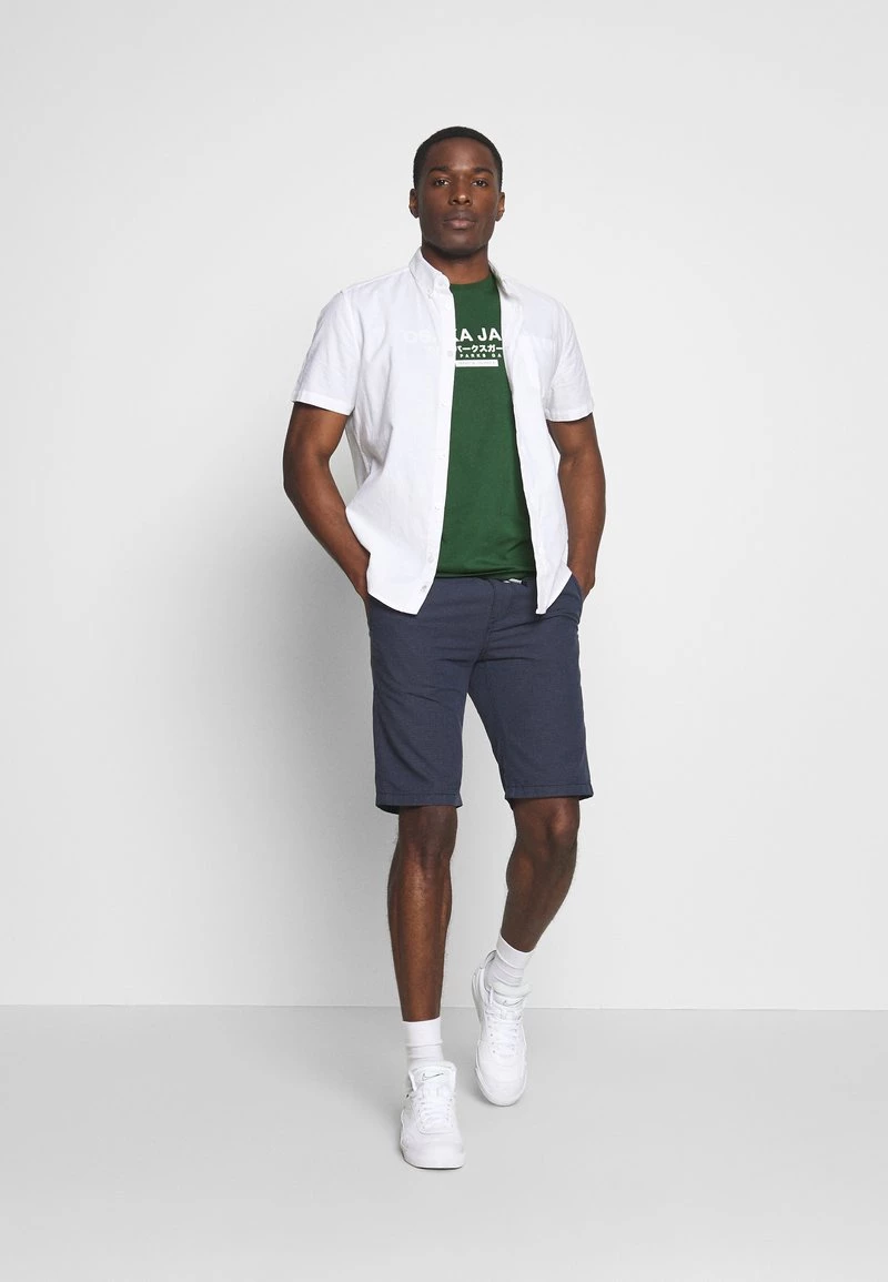 Pier One Hombre OSAKA TEE - Camiseta Estampada - Green - Imagen 2