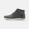 Pier One Hombre Zapatillas Altas - Dark Grey