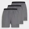 Pier One Hombre 3 PACK - Boxer - Dark Grey/black