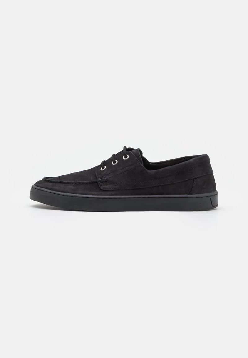 Pier One Hombre LEATHER - Zapatillas - Black