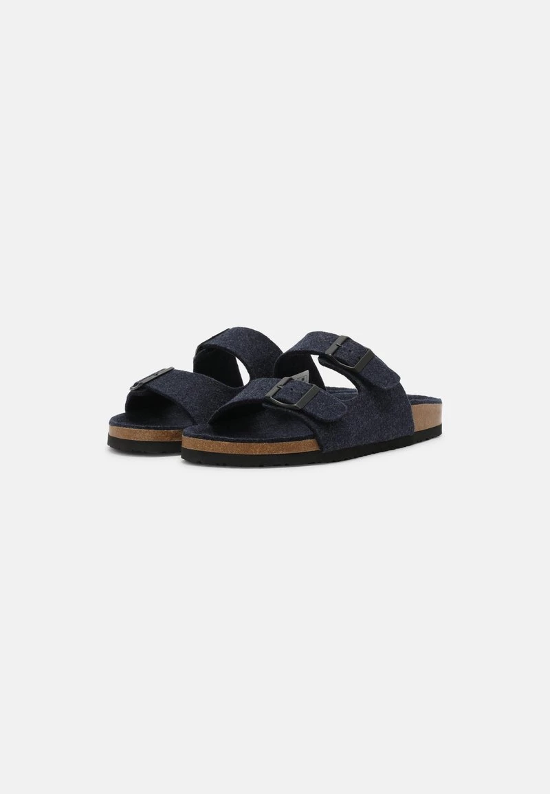 Pier One UNISEX - Sandalias Planas - Dark Blue, Unisexo - Imagen 2
